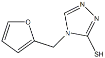 4-(furan-2-ylmethyl)-4H-1,2,4-triazole-3-thiol Structure
