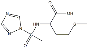 4-(methylsulfanyl)-2-[1-(1H-1,2,4-triazol-1-yl)acetamido]butanoic acid