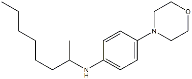 4-(morpholin-4-yl)-N-(octan-2-yl)aniline Structure