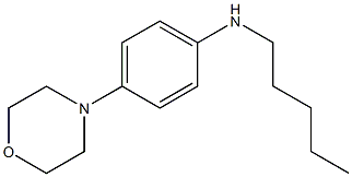 4-(morpholin-4-yl)-N-pentylaniline Structure