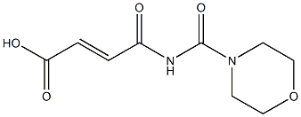 4-(morpholin-4-ylcarbonylamino)-4-oxobut-2-enoic acid 结构式