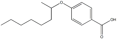 4-(octan-2-yloxy)benzoic acid Structure