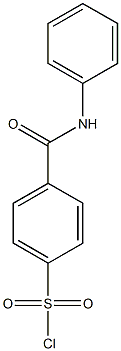4-(phenylcarbamoyl)benzene-1-sulfonyl chloride 结构式
