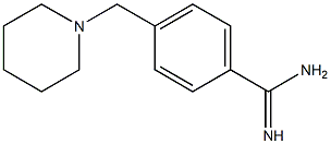 4-(piperidin-1-ylmethyl)benzenecarboximidamide 化学構造式