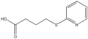 4-(pyridin-2-ylsulfanyl)butanoic acid 结构式