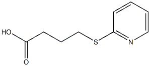 4-(pyridin-2-ylsulfanyl)butanoic acid,,结构式