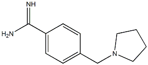 4-(pyrrolidin-1-ylmethyl)benzenecarboximidamide 结构式