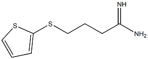 4-(thiophen-2-ylsulfanyl)butanimidamide,,结构式