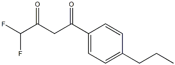 4,4-difluoro-1-(4-propylphenyl)butane-1,3-dione