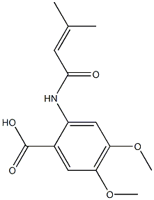 4,5-dimethoxy-2-(3-methylbut-2-enamido)benzoic acid