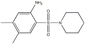 4,5-dimethyl-2-(piperidine-1-sulfonyl)aniline Structure