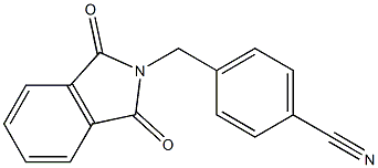 4-[(1,3-dioxo-1,3-dihydro-2H-isoindol-2-yl)methyl]benzonitrile Structure