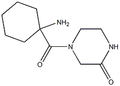 4-[(1-aminocyclohexyl)carbonyl]piperazin-2-one|