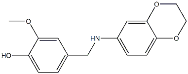  4-[(2,3-dihydro-1,4-benzodioxin-6-ylamino)methyl]-2-methoxyphenol