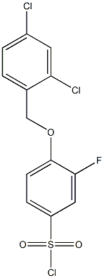 4-[(2,4-dichlorophenyl)methoxy]-3-fluorobenzene-1-sulfonyl chloride|