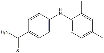 4-[(2,4-dimethylphenyl)amino]benzene-1-carbothioamide