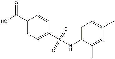 4-[(2,4-dimethylphenyl)sulfamoyl]benzoic acid,,结构式