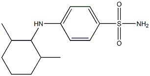 4-[(2,6-dimethylcyclohexyl)amino]benzene-1-sulfonamide 结构式