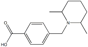 4-[(2,6-dimethylpiperidin-1-yl)methyl]benzoic acid