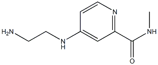 4-[(2-aminoethyl)amino]-N-methylpyridine-2-carboxamide Structure