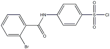 4-[(2-bromobenzene)amido]benzene-1-sulfonyl chloride