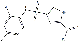  4-[(2-chloro-4-methylphenyl)sulfamoyl]-1H-pyrrole-2-carboxylic acid