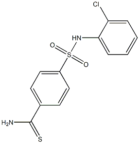 4-[(2-chlorophenyl)sulfamoyl]benzene-1-carbothioamide