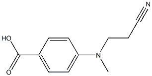 4-[(2-cyanoethyl)(methyl)amino]benzoic acid 结构式