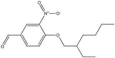 4-[(2-ethylhexyl)oxy]-3-nitrobenzaldehyde Struktur