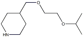 4-[(2-isopropoxyethoxy)methyl]piperidine Struktur