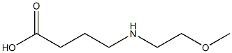 4-[(2-methoxyethyl)amino]butanoic acid,,结构式