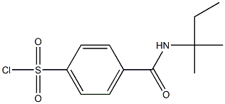 4-[(2-methylbutan-2-yl)carbamoyl]benzene-1-sulfonyl chloride