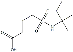 4-[(2-methylbutan-2-yl)sulfamoyl]butanoic acid