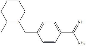  4-[(2-methylpiperidin-1-yl)methyl]benzenecarboximidamide