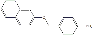 4-[(2-naphthyloxy)methyl]aniline 结构式