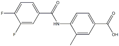 4-[(3,4-difluorobenzene)amido]-3-methylbenzoic acid