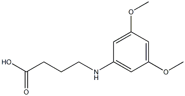 4-[(3,5-dimethoxyphenyl)amino]butanoic acid|