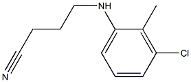  4-[(3-chloro-2-methylphenyl)amino]butanenitrile