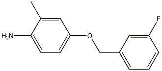 4-[(3-fluorobenzyl)oxy]-2-methylaniline
