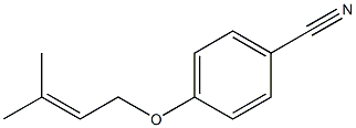 4-[(3-methylbut-2-en-1-yl)oxy]benzonitrile Structure