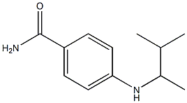 4-[(3-methylbutan-2-yl)amino]benzamide 化学構造式