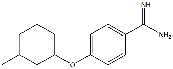 4-[(3-methylcyclohexyl)oxy]benzene-1-carboximidamide