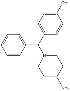 4-[(4-aminopiperidin-1-yl)(phenyl)methyl]phenol