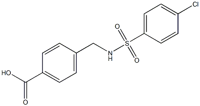 4-[(4-chlorobenzene)sulfonamidomethyl]benzoic acid