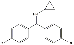 4-[(4-chlorophenyl)(cyclopropylamino)methyl]phenol