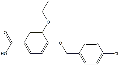  4-[(4-chlorophenyl)methoxy]-3-ethoxybenzoic acid