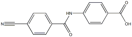 4-[(4-cyanobenzoyl)amino]benzoic acid