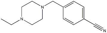 4-[(4-ethylpiperazin-1-yl)methyl]benzonitrile Structure