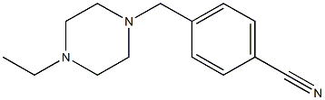 4-[(4-ethylpiperazin-1-yl)methyl]benzonitrile Struktur