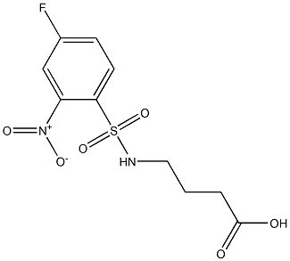  4-[(4-fluoro-2-nitrobenzene)sulfonamido]butanoic acid